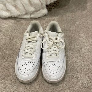 Nike White Leather Shoes